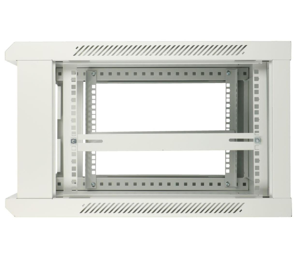 Extralink Szafka wisząca rack 6U 600x450 szara z metalowymi drzwiami EX.12998 - 489286 - zdjęcie 6